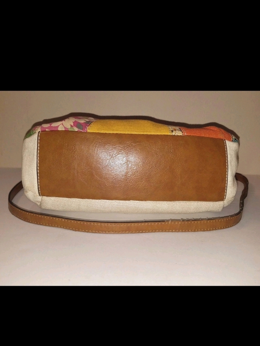 Relic Women's Patchwork Floral Bamboo-Handle Tote in Multi - Picture 6 of 14